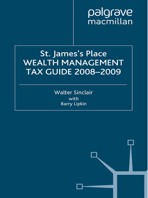 cover image of St James's Place Tax Guide 2008-2009
